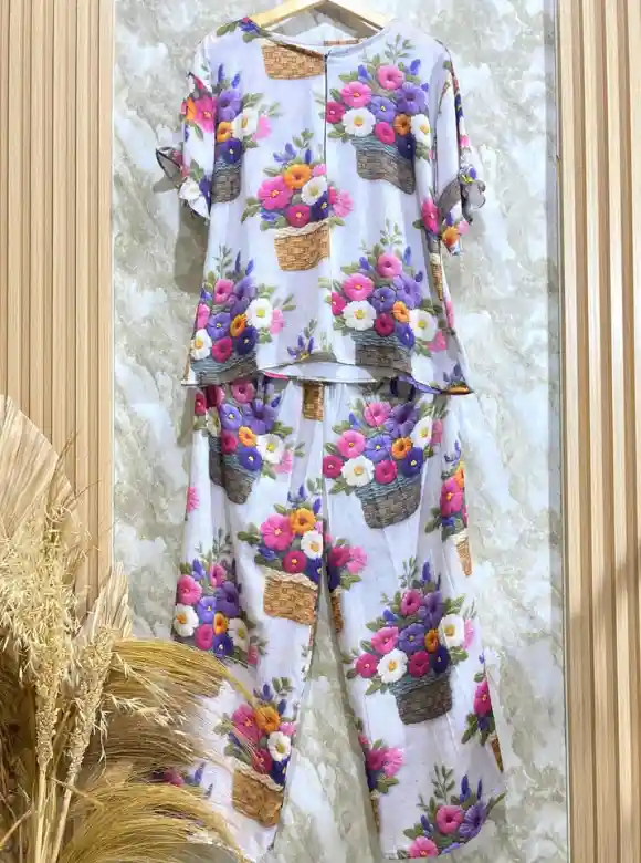 Daster Anak Floral Pastel