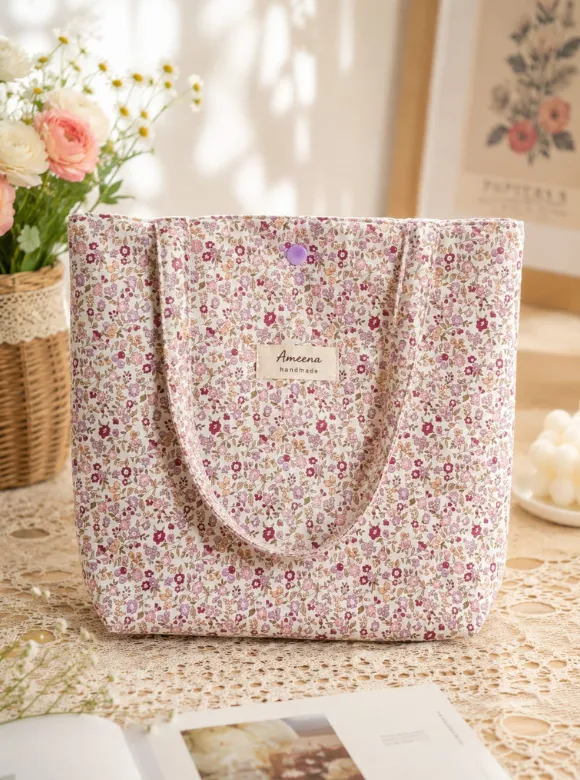 Tas Floral Pink