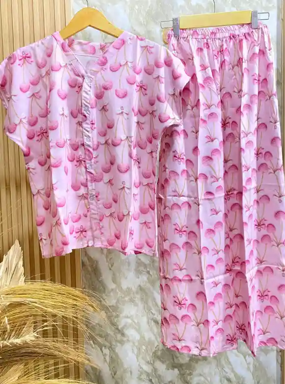 Daster Anak Pink Cherry